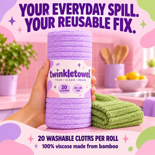 TwinkleTowel Tear-Off Cleaning Roll