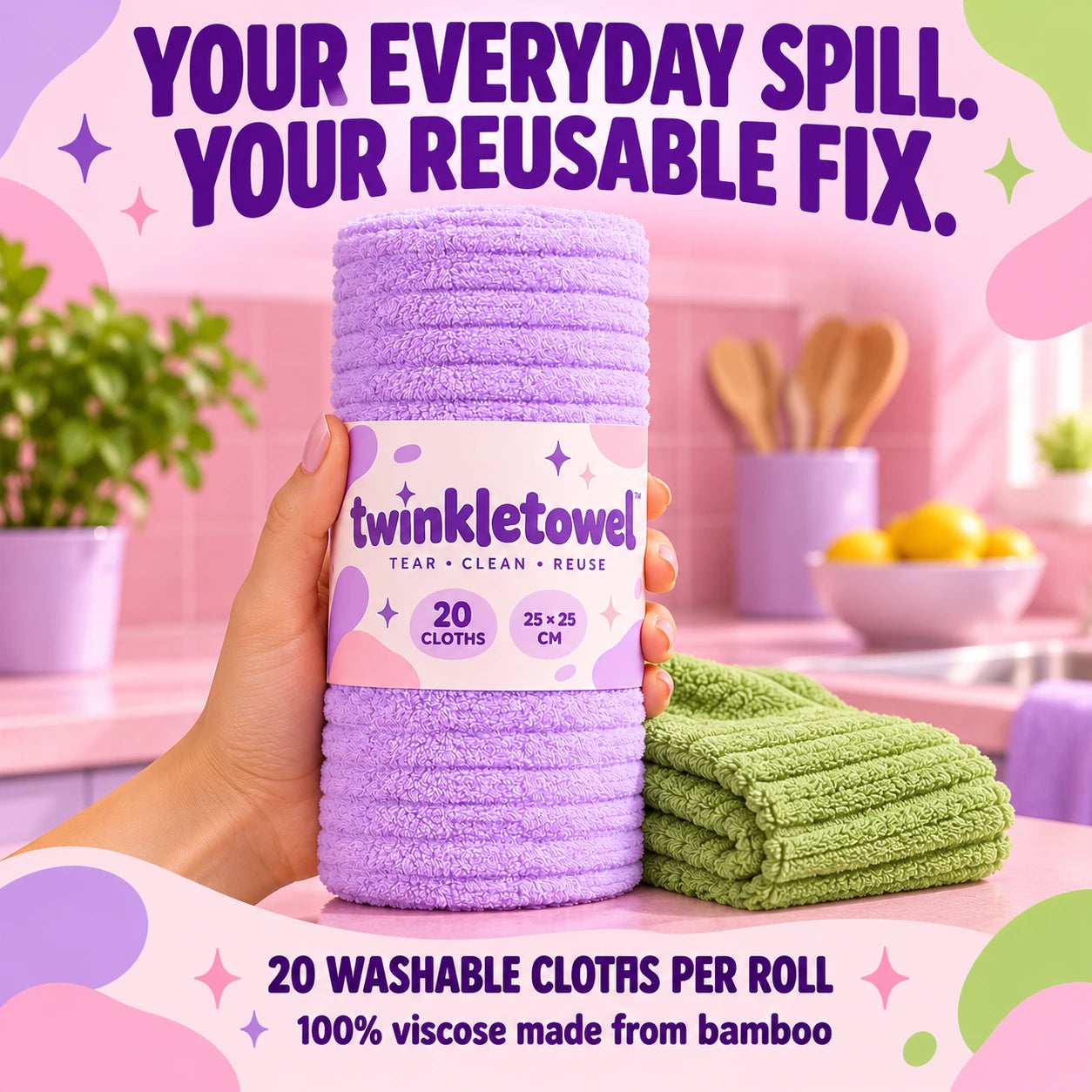 Your everyday spill, your reusable fix