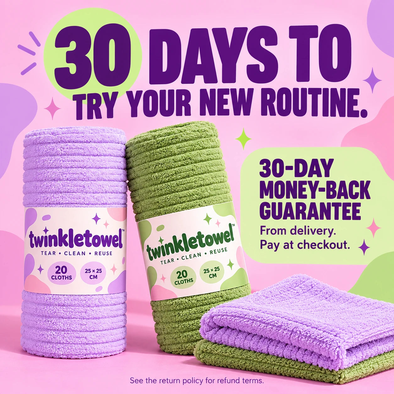 30-day money-back guarantee from delivery